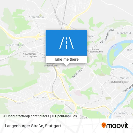 Карта Langenburger Straße