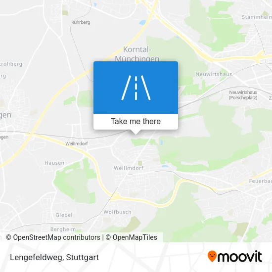 Lengefeldweg map