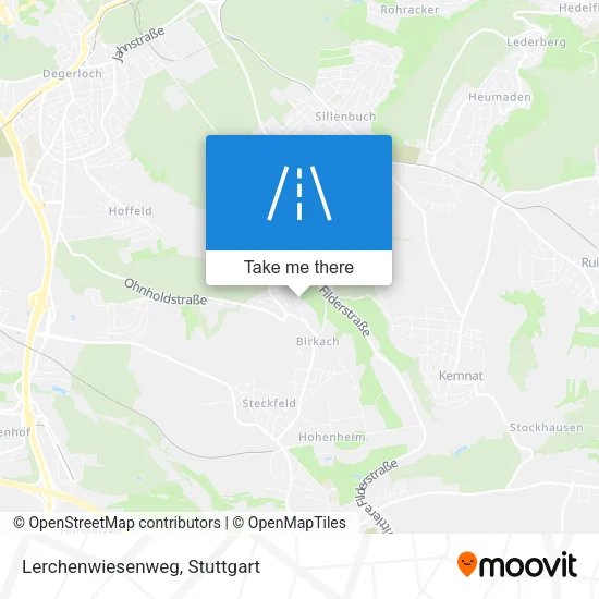 Lerchenwiesenweg map