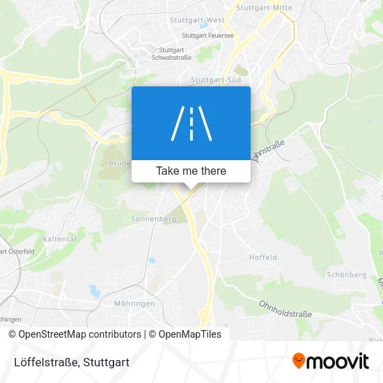 Löffelstraße map