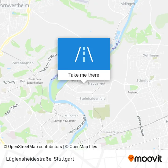 Карта Lüglensheidestraße