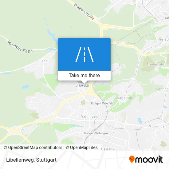 Libellenweg map