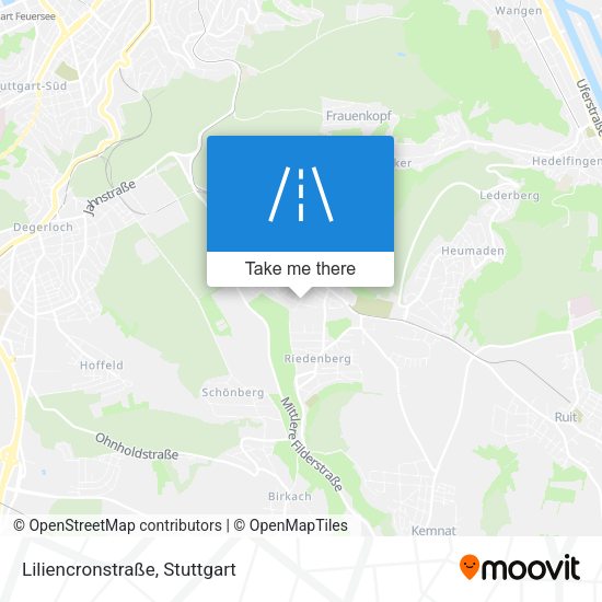 Liliencronstraße map