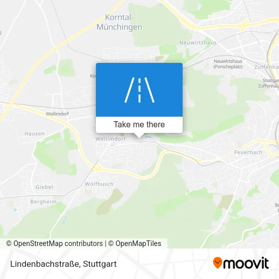 Карта Lindenbachstraße