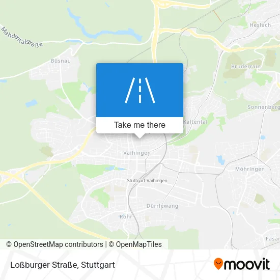Карта Loßburger Straße