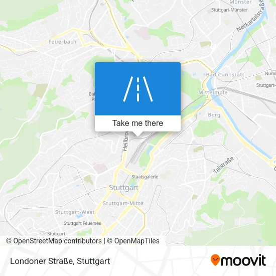 Карта Londoner Straße
