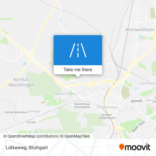 Lütkeweg map