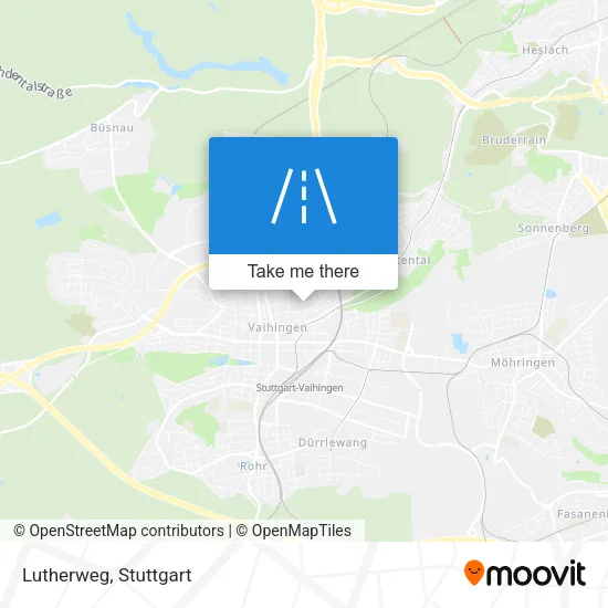 Карта Lutherweg