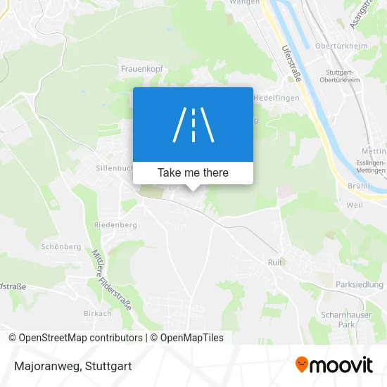 Majoranweg map