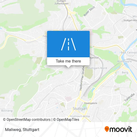 Карта Maliweg