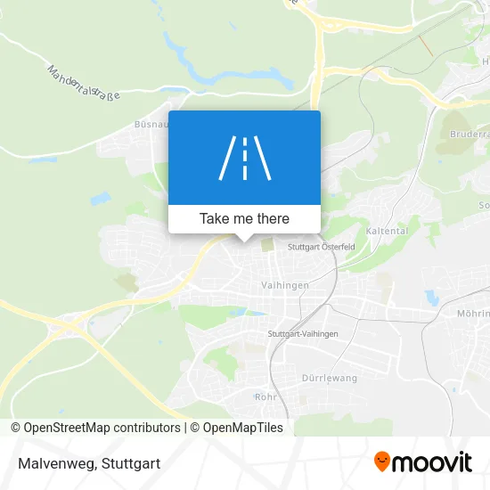 Карта Malvenweg