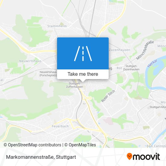 Markomannenstraße map