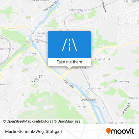 Martin-Schrenk-Weg map