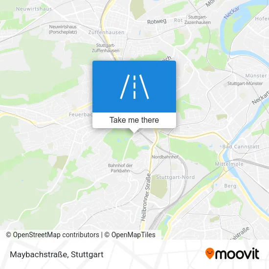 Карта Maybachstraße