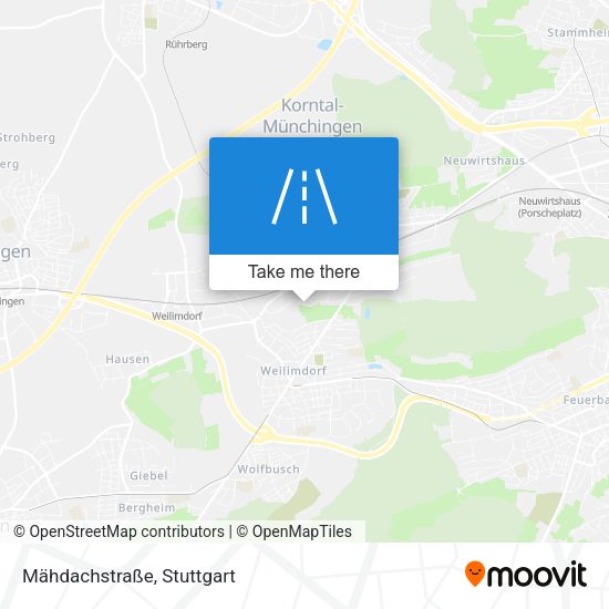 Mähdachstraße map
