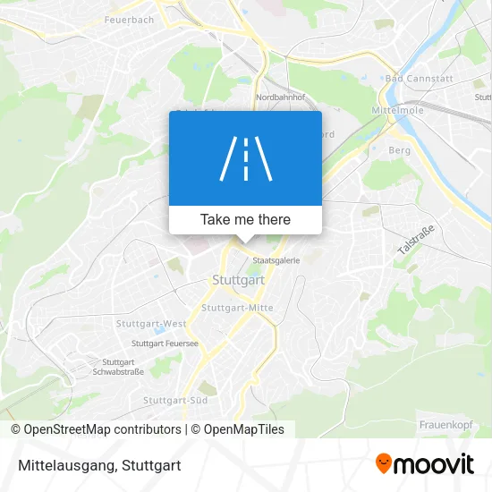 Карта Mittelausgang