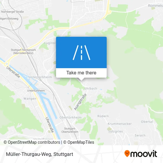 Карта Müller-Thurgau-Weg