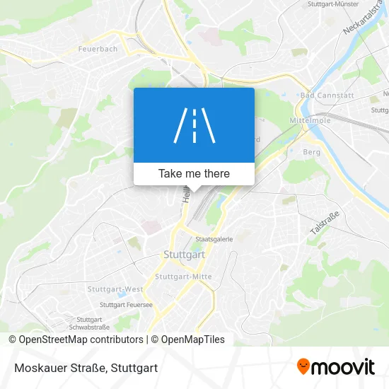 Moskauer Straße map