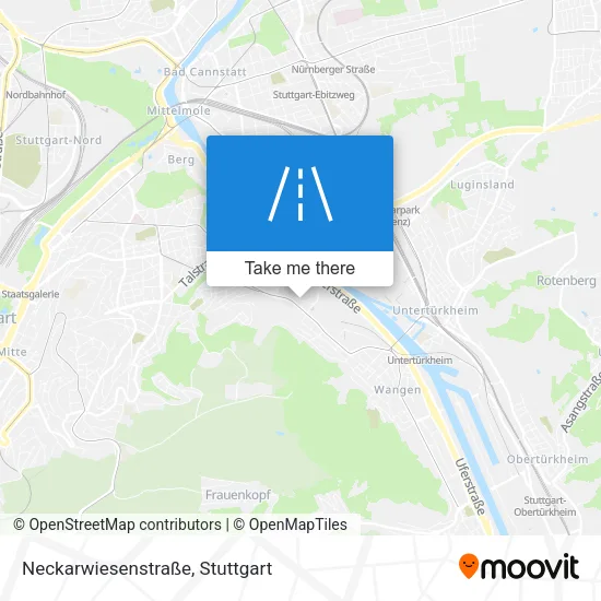 Карта Neckarwiesenstraße