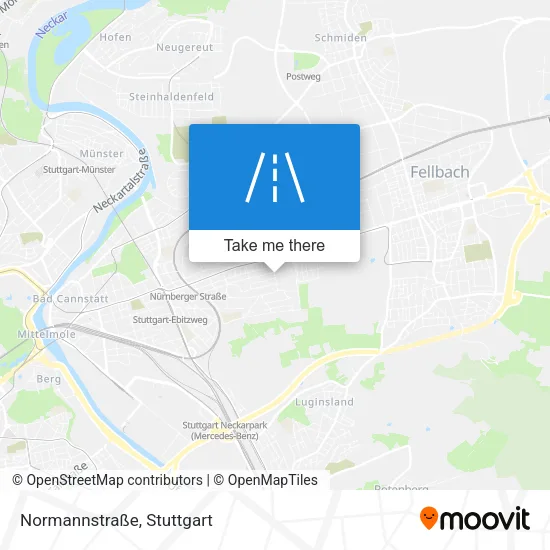 Карта Normannstraße