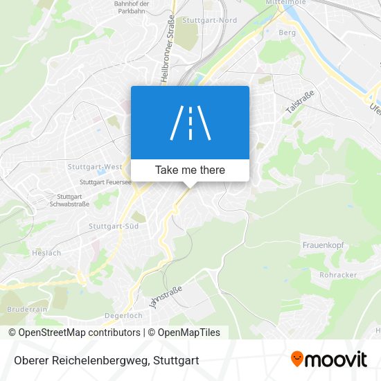 Oberer Reichelenbergweg map