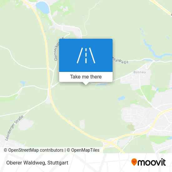 Карта Oberer Waldweg