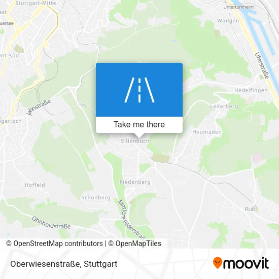 Карта Oberwiesenstraße