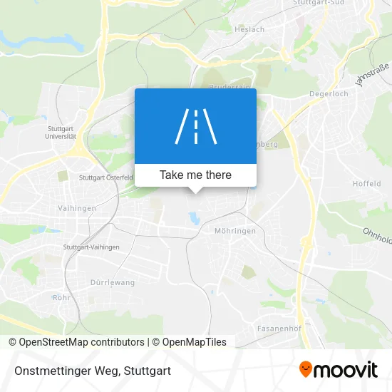 Карта Onstmettinger Weg