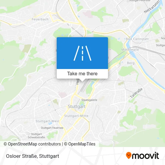 Карта Osloer Straße