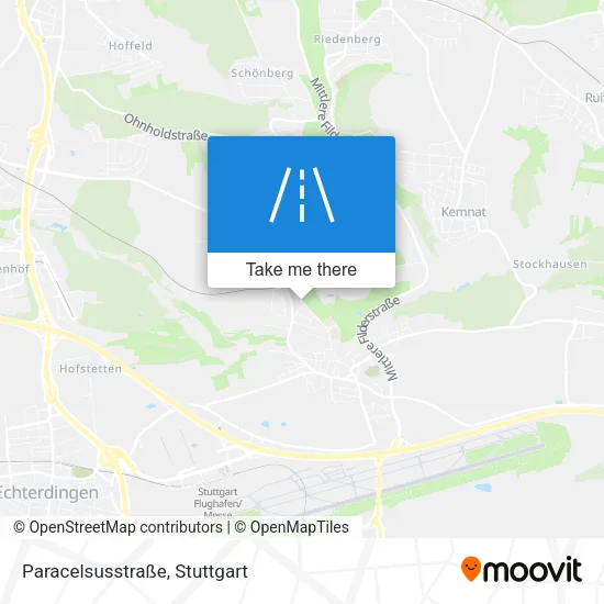 Карта Paracelsusstraße