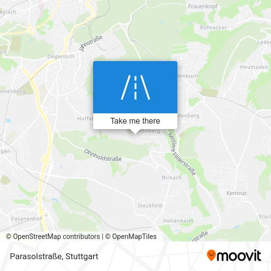Parasolstraße map