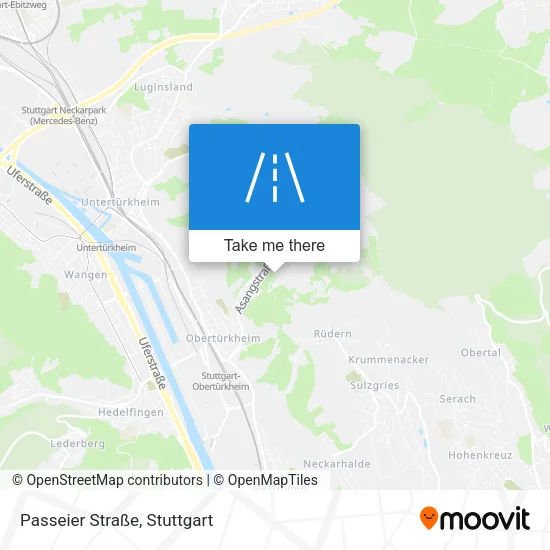Карта Passeier Straße