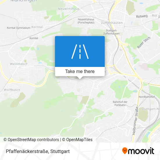 Карта Pfaffenäckerstraße