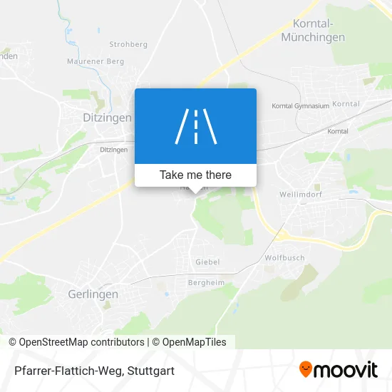 Карта Pfarrer-Flattich-Weg