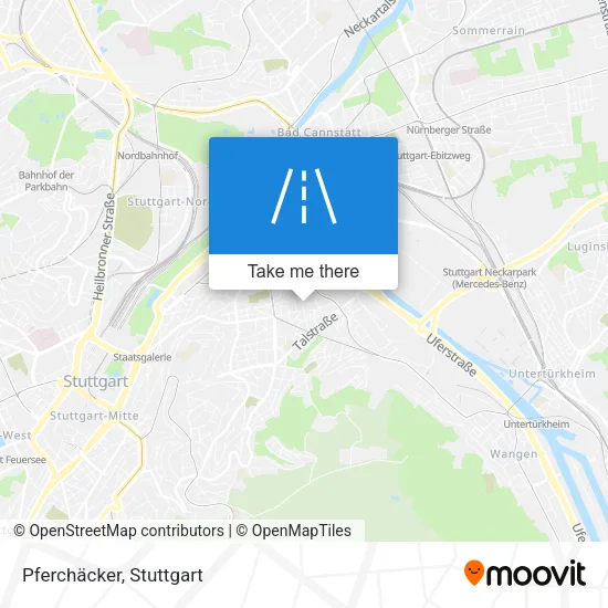 Карта Pferchäcker