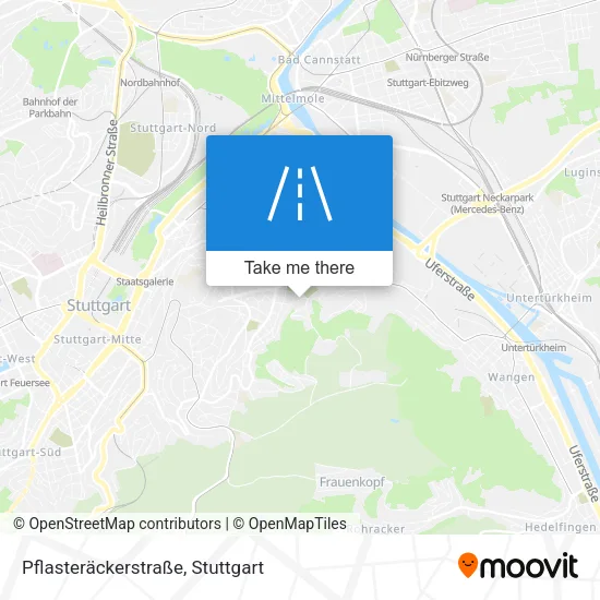 Карта Pflasteräckerstraße