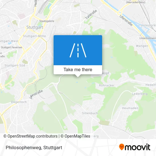 Карта Philosophenweg