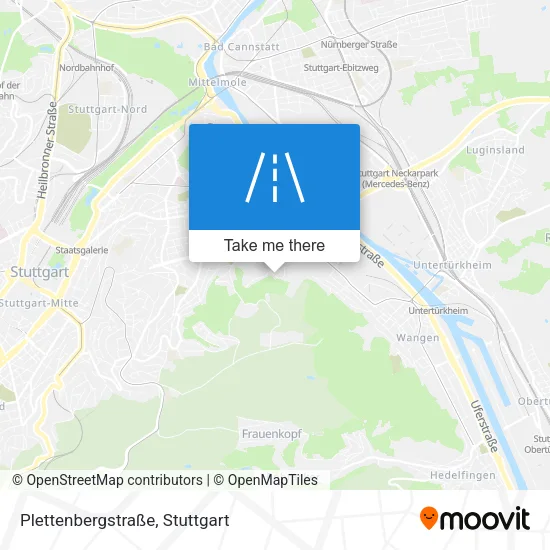 Карта Plettenbergstraße