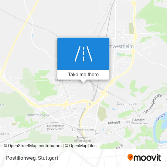 Карта Postillonweg