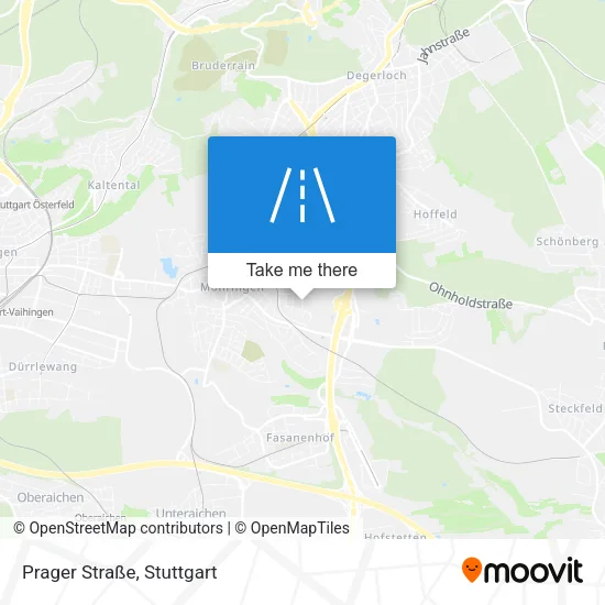 Карта Prager Straße