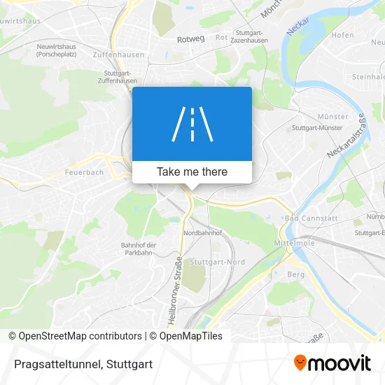 Карта Pragsatteltunnel