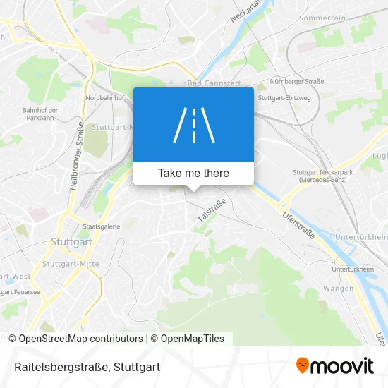 Карта Raitelsbergstraße