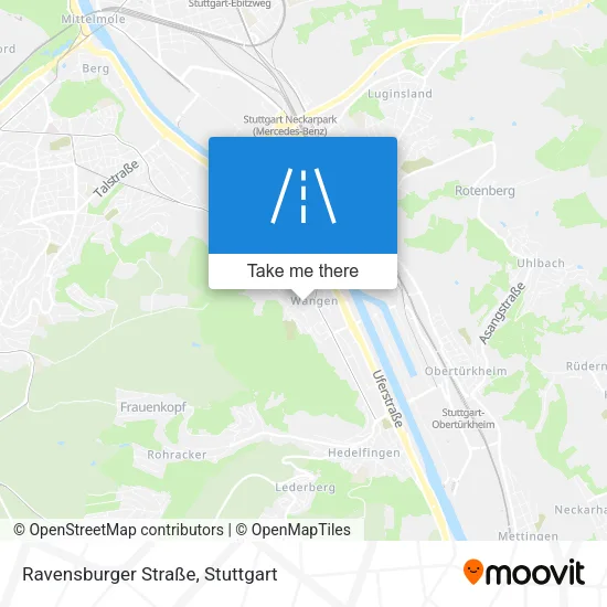 Карта Ravensburger Straße