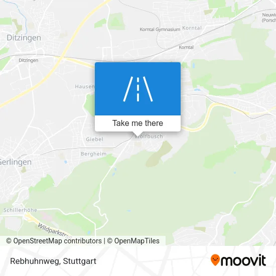Карта Rebhuhnweg