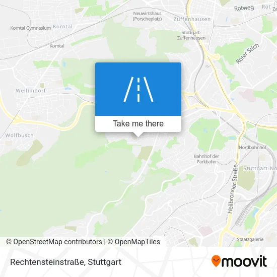 Карта Rechtensteinstraße