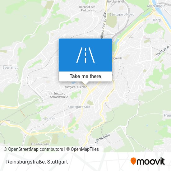 Reinsburgstraße map