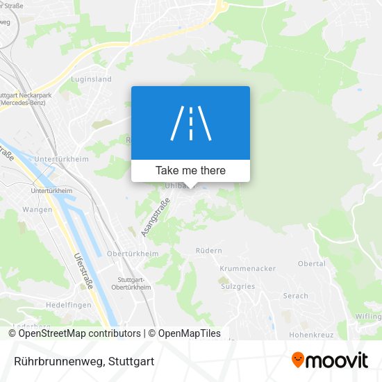 Rührbrunnenweg map