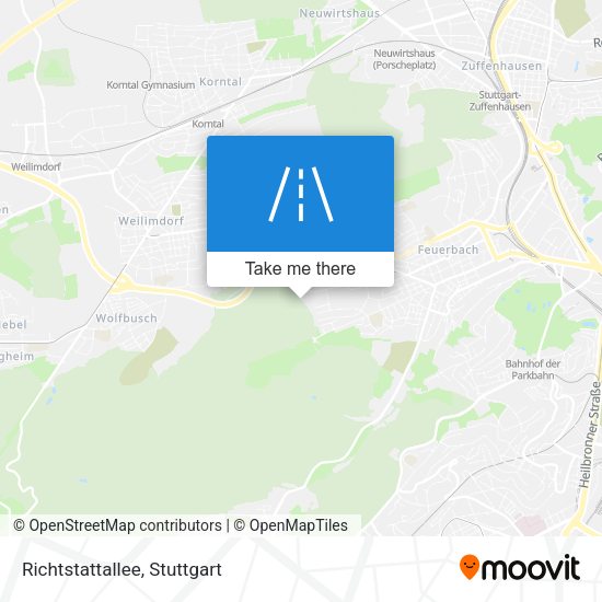 Карта Richtstattallee