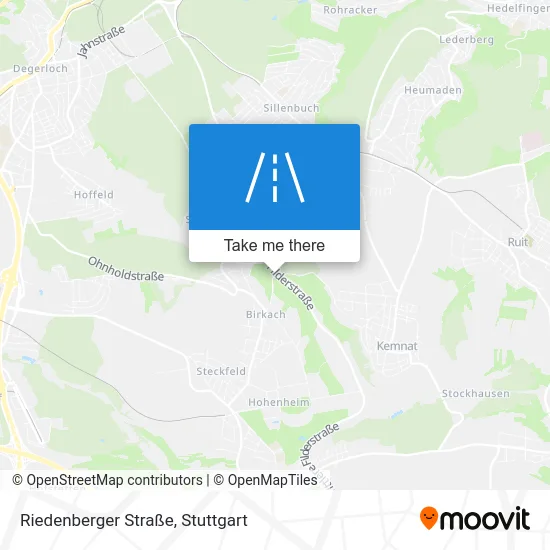 Riedenberger Straße map