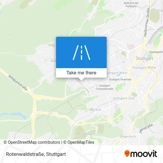 Карта Rotenwaldstraße